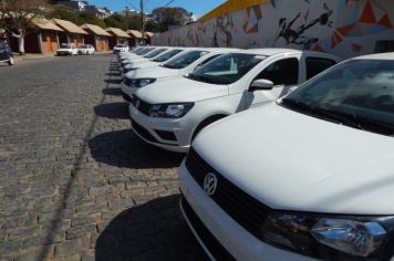 Nova frota de veículos adquiridos pela Prefeitura de Maria da Fé