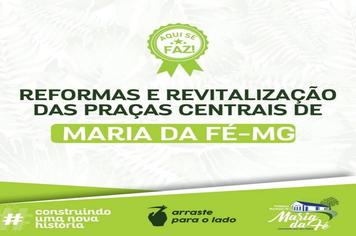 REVITALIZAÇÃO E REFORMA DAS PRAÇAS CENTRAIS