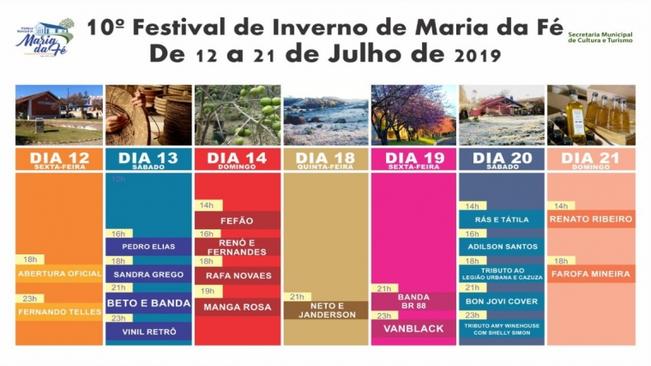 10º Festival de Inverno de Maria da Fé!