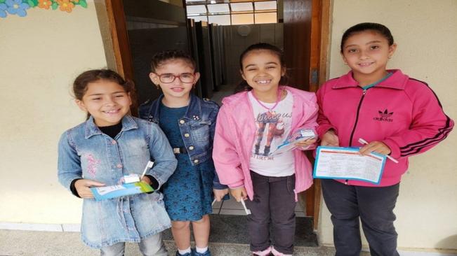 HIGIENE BUCAL NA ESCOLA MUNICIPAL ARLINDO ZARONI