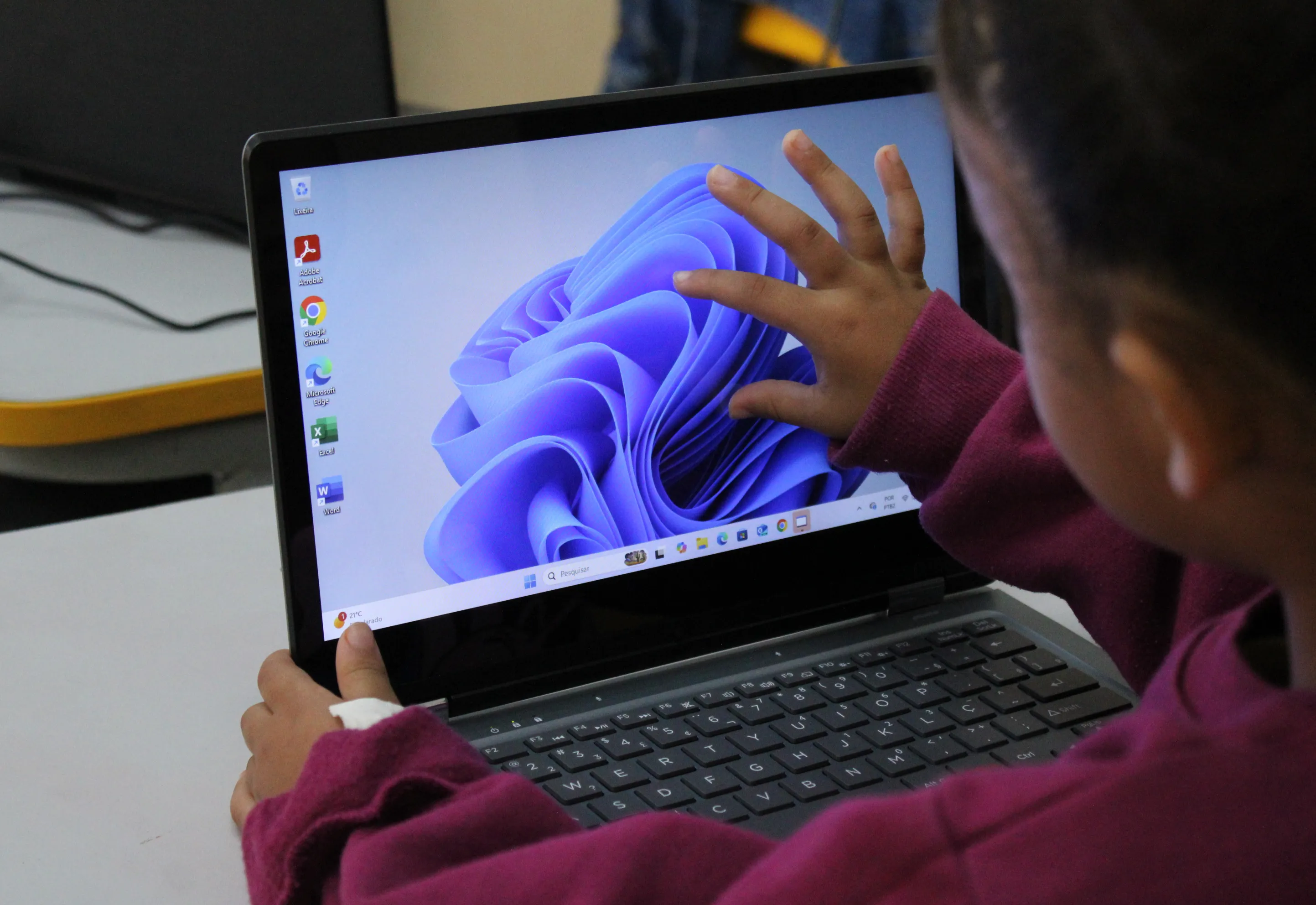 Creche Municipal Jardim Florido ganha nova sala de informática