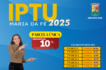 IPTU 2025: DATAS E FORMA DE PAGAMENTO