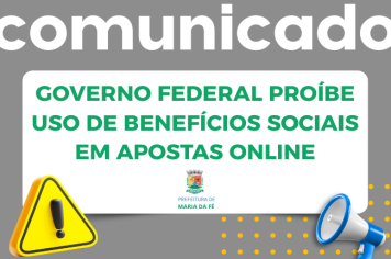 Governo federal proíbe uso de benefícios sociais em apostas online