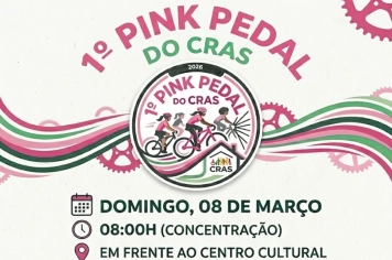 CRAS realiza 1º Pink Pedal em comemoração ao Dia Internacional da Mulher