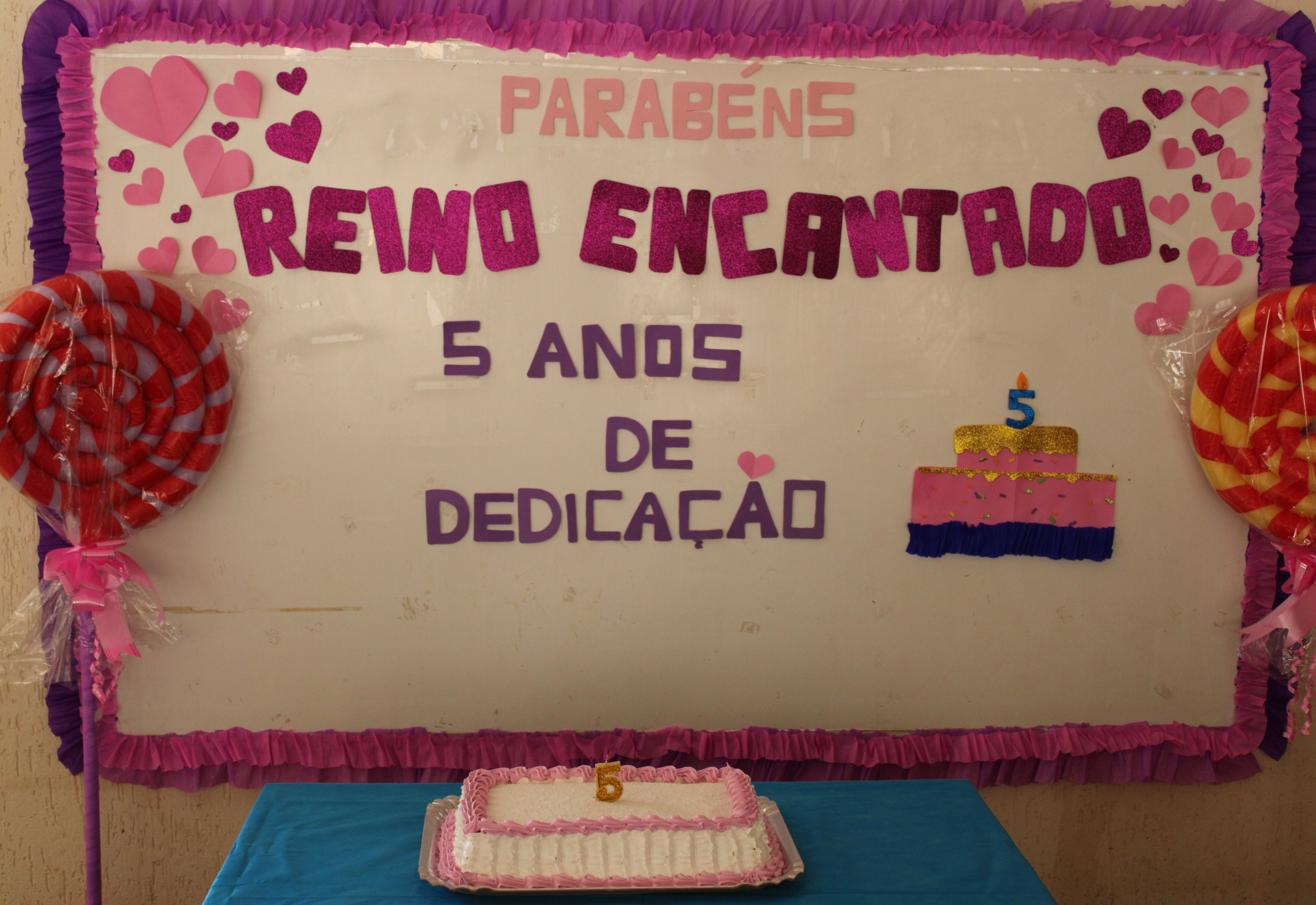 Creche Municipal Reino Encantado celebra 5 anos